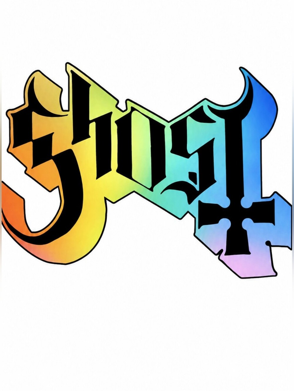 Ghost Die-Cut Logo Sticker